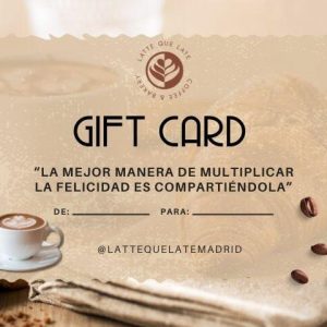 Tarjeta de regalo a una persona especial